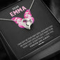 Dear Wife, I Just Want To Be Your Last Everything, Personalized Necklace, Custom Gift, Couple Accessories, Heart Shape Pendant, Necklace With Message Card