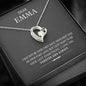 Dear Wife, I Just Want To Be Your Last Everything, I Love You Forever And Always, Heart Shape Gold Silver Necklace, Birthday, Personalized Gift For Soulmate