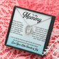 To My Mommy, Forever Love Necklace, Birthday, Mother's Day, Christmas, Anniversary, Gift For Her, Valentine's Day, Jewelry For Mom, Pendant For Mom