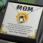 Mom, Forever Love Necklace With For All The Special Little Things You Do Message Card, Mother's Day Gift From Daughter, Birthday, Anniversary, Jewelry For Her, Pendant For Her