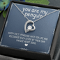 You Are My Penguin, Forever Love Necklace With Message Card, Birthday, Anniversary Gift For Wife, Jewelry For Her, Pendant For Her, Gift For Wife From Husband