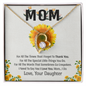 Mom, Forever Love Necklace With For All The Special Little Things You Do Message Card, Mother's Day Gift From Daughter, Birthday, Anniversary, Jewelry For Her, Pendant For Her