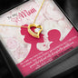 To My Mom, You are The Greatest Mom In The Whole World, Necklace for Mom, Gold/Silver Necklace, Pendant With Message Card, Jewelry For Her