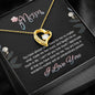 Mom, I Appreciate All that You Have Done For Me, Gold/Silver Pendant With Message Card, Jewelry For Her, Mother/Daughter Gift Ideas