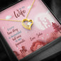Dear Wife Every Love Story Is Beautiful But Ours Is My Favorite, Anniversary, Personalized Gift, Gift For Her, Gift For Wife, Couple Accessories, Heart Necklace