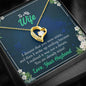 To My Wife You Are Mine Heart Pendant, Couple Collection, Valentine's Day, Christmas, Necklace With a Beautiful Message Card, Gift for Birthday, Anniversary