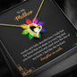 To My Mother, You Have Nurtured And Cared Since the Day Of My Birth, Love forever Necklace, Gold/Silver Pendant With Message Card, Jewelry For Her