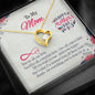 To My Mom, Thanks For Everything You Have Done For Us, Gold/Silver Necklace With Message Card, Gift Ideas For Mom, Jewelry For Her