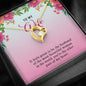Couple Gifts, Jewelry for Her, Gold/silver Necklace With Message Card, To My Wife You Are the Part of My Life Necklace, Forever Silver Heart Necklace for Valentine's Day
