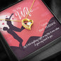 Valentine's Day Gift From Husband to Wife, Couple Collection, if I Did Anything Right in My Life, Heart Shape Necklace With Message Card, Pendant With a Message Card