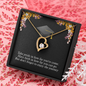To A Beautiful Girl, Forever Love Necklace With Take Pride In How Far You've Come Message Card, Convocation Day Gift For Her, Pendant For Her, Jewelry For Her