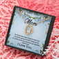 Mom, Forever Love Necklace With For All The Times That I Forget To Thank You Message Card, Pendant For Her, Mother's Day Gift, Birthday, Anniversary Gift For Her, Jewelry For Her