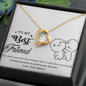 To My Best Friend, Forever Love Necklace With You And I Are More Than Friends Message Card, Necklace for Her, Pendant For Her, Birthday, Gift For Her, Jewelry For Her
