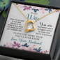 To My Wife, Forever Love Necklace With I Will Always Be There Just Remember That Message Card, Jewelry For Her, Birthday, Gift For Her, Pendant For Her, Message Card