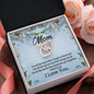 Mom, Interlocking Hearts Necklace With For All The Times That I Forget To Thank You Message Card, Pendant For Her, Mother's Day Gift, Birthday, Anniversary Gift For Her, Jewelry For Her