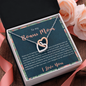To My Bonus Mom, Interlocking Hearts Necklace, Mother’s Day Gift For Her, Necklace For Her, Jewelry For Her, Birthday, Christmas, Anniversary, Pendant For Her