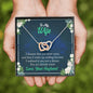 Two Hearts Necklace With Message Card, Gold/silver Heart Necklace, Gift for Wife, Jewelry for Her, To My Wife You Are Already Mine