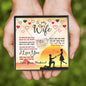 Couple Gifts for Valentine's Day, Birthday, Anniversary, Jewelry for Her, Necklace With Message Card, Gold/silver Necklace, To My Wife You Make Me Happy Necklace