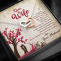 Valentine's Day Gift, To My Wife You Are So Special to Me Pendant, Interlocking Heart Pendant, Gold/silver Necklace With Message Card, Present for Wife, Couple Gifts