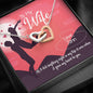 If I Did Anything Right It Was When I Gave My Heart To You, Couple Jewelry, Gift For Her, Birthday, Interlocking Heart Necklace, Anniversary, Name Necklace