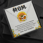 Mom, Interlocking Hearts Necklace With For All The Special Little Things You Do Message Card, Mother's Day Gift From Daughter, Birthday, Anniversary, Jewelry For Her, Pendant For Her