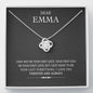 Dear Wife, I Want To Be Your Last Everything, Personalized Pendant, Birthday, Anniversary, Valentine's day, Customized Knot Necklace, Couple Collection