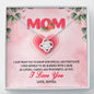 Personalized Love Knot Necklace With Message Card, Silver Jewelry For Her, Gift For Mother's Day, Christmas, Birthday, I Love You Mom