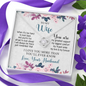 To My Wife, Love Knot Necklace With I Will Always Be There Just Remember That Message Card, Jewelry For Her, Birthday, Gift For Her, Pendant For Her, Message Card