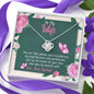 To My Wife, You Are That Women Who Transferred My Imperfections Into Perfections, Couple Accessories, Gift For Wife, Knot Necklace, Silver Pendant For Her