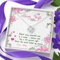 To My Wife- You Are The Secret Behind My Success knot Pendant