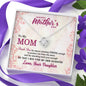 Mother's Day Gift Ideas For Mom/Daughter, To My Mom, Thank You For The Standing Strong Enough, Necklace with Message Card, Jewelry For Her, Silver Pendant