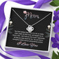 Mom, You Have Been Always There For Me Knot Pendant, Necklace With Message Card, Silver Jewelry For Her, Gift For Mother's Day, Christmas, Birthday