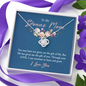 To My Bonus Mom, Love Knot Necklace, Pendant For Her, Birthday, Anniversary, Christmas, Mother's Day Gift For Her, Jewelry For Her, Necklace For Her