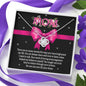 Mom, You Taught Me To Be Kind To Others, Gift For Mother's Day, Jewelry For Her, Knot Pendant For Mother, Mom/Daughter Gift Ideas, Necklace with Message Card
