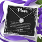 Mom You are The Best Customized Necklace, Necklace With message Card, Gift ideas For Mom/Daughter, Silver Jewelry For Her, Gift For Mother's Day, Christmas