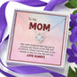 To My Mom, Your Smile Brightens Each Day, Love Knot Necklace, Gift For Mother's Day, Christmas, Birthday, Silvery Jewelry With Message Card, Mom/Daughter Gifts