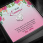 Dear Wife You Are The Other Part Of My Heart, Silver Pendant For Wife, Customized Knot Necklace, Jewelry For Love, Gift For Wife, Personalized Couple Gift