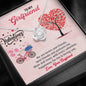 Gift for Girlfriend/soulmate/wife, Love Knot Pendant for Her, Necklace With Message Card, Present for Valentine's Day, Couple Jewelry, Couple Collection