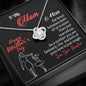 To My Mom, Warmth Your Love Is Just Magic, Knot Pendant For Wife, Silver Necklace With Message Card, Mom/Daughter Gift Ideas, Jewelry For Her