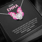 Dear Wife, I Love You Forever And Always, Gift For Soulmate, Jewelry For Wife, Valentine’s Gift, Knot Necklace, Couple Collection, Necklace With Message Card