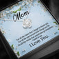 Mom, I Need To say I Love You, Knot Pendant For Mother, Necklace with Message Card, Jewelry For Her, Mother/Daughter Gift Ideas