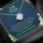 To My Wife You Are Already Mine Knot Pendant, Necklace With a Beautiful Message Card, Anniversary, Valentine's Day, Silver Pendant for Wife, Gift for Wife