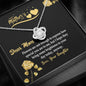 Dear Mom, You Are Special To Me, Happy Mother's Day Necklace, Gift Ideas For Mother/Daughter, Knot Pendant With Message Card, Jewelry For Her