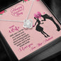 Silver Necklace for Valentine's Day, You Are My Better Half in the Truest Sense Necklace, Gift From Husband to Wife, Silver Necklace With Message Card, Couple Gifts