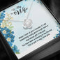 To My Wife You Have Been a Blessing in My Life Knot Necklace, Necklace for Her, Pendant With Message Card, Gift for Valentine's Day, Couple Gifts, Birthday, Anniversary