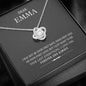 Dear Wife, I Want To Be Your Last Everything, Personalized Pendant, Birthday, Anniversary, Valentine's day, Customized Knot Necklace, Couple Collection