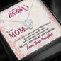 Mother's Day Gift Ideas For Mom/Daughter, To My Mom, Thank You For The Standing Strong Enough, Necklace with Message Card, Jewelry For Her, Silver Pendant