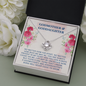 To My Godmother, Love Knot Necklace With You Are Always Present In My Heart Message Card, Mother's Day Gift, Pendant For Her, Birthday, Anniversary, Gift For Her, Jewelry For Her