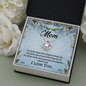 Mom, Love Knot Necklace With For All The Times That I Forget To Thank You Message Card, Pendant For Her, Mother's Day Gift, Birthday, Anniversary Gift For Her, Jewelry For Her