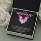 To My Soulmate, Love Knot Necklace With I May Not Be Your First Kiss But I Want To Be Your Last Message Card, Pendant For Her, Birthday, Anniversary, Gift For Her, Jewelry For Her